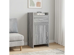 Vidaxl Buffet Sonoma Cinzento 40 X 36 X 80 Cm Derivados De Madeira