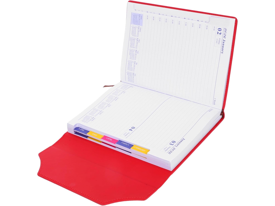Agenda Mensal, Diária Portátil e Livro de Compromissos para Trabalho, Escola Viagens. 21,10 X 15,70 2,50 Cm Po