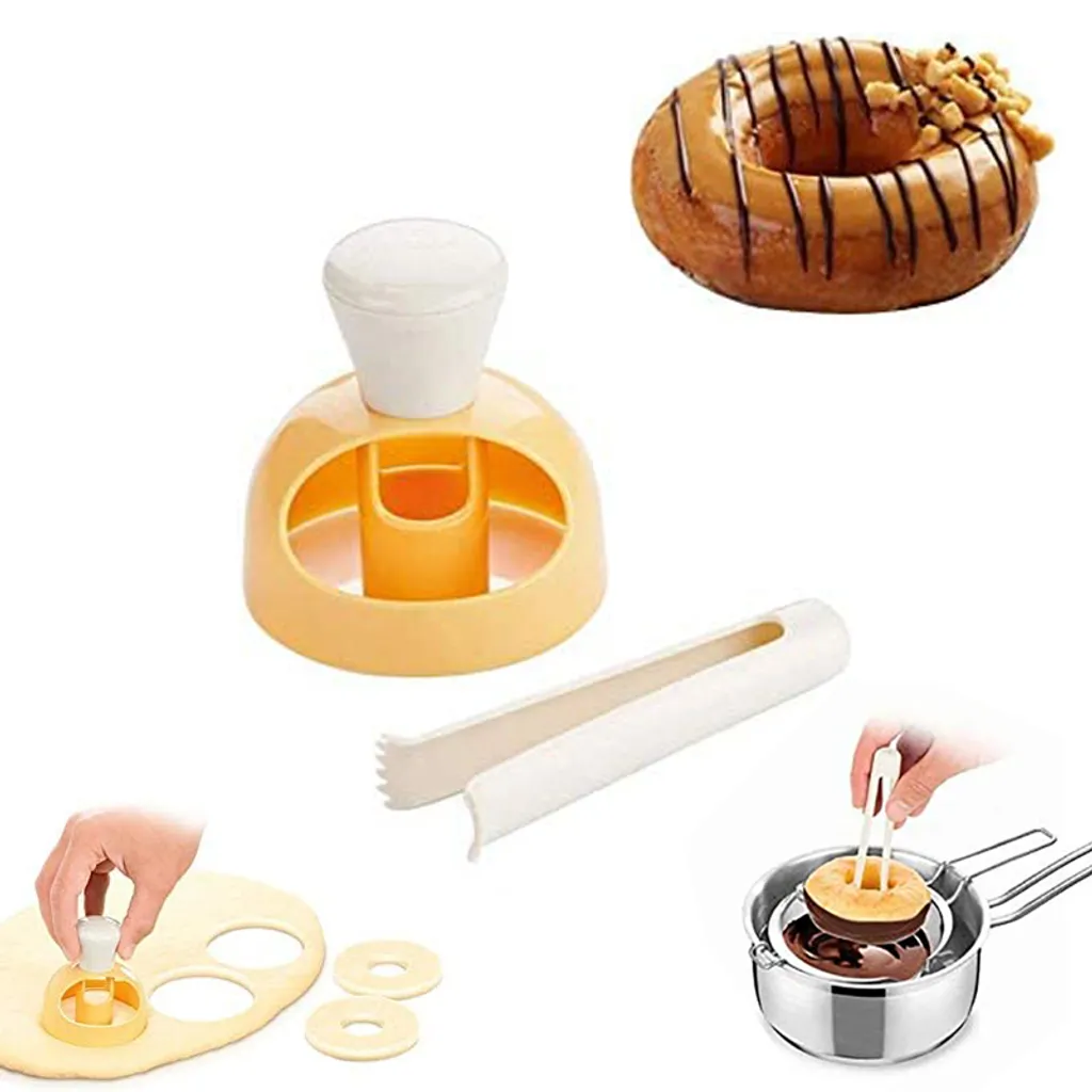 Forma Para Donuts, Plástico, Máquina De, Utensílio De Confeitaria