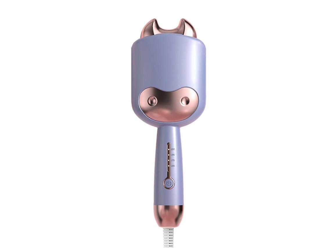 Modelador De Cachos Profissional Em Formato Vaca, 3,3 Cm (1,3 Polegadas), Temperatura Ajustável, Elétrico, Azul , 2025