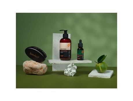 Kit de cuidados para barba Beviro Bergamia Wood 280 ml