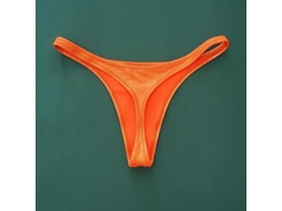 2026 braguitas de Bikini Tanga para Mujer Y Niñas de Baño em Cor Sólida