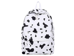 Mochila Estampada Vaca, Lona, Escola, Compras
