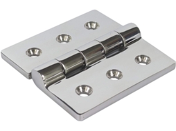 Dobradiças 2 Peças, Dobradiças Para Porta De Armário, Um Par De Dobradiças Quadradas E Grossas Em Aço Inoxidável Para