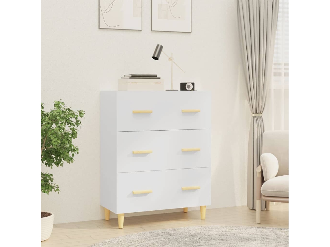 Aparador 70x34x90 cm Derivados de Madera Blanco