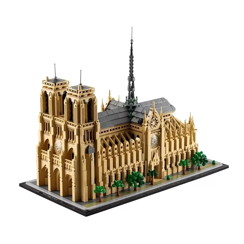 Kit De Maquete Arquitetônica De Pátio Parisiense Para Adultos, Decoração Para Casa, Presentes, Blocos De Construção Colecionáveis.