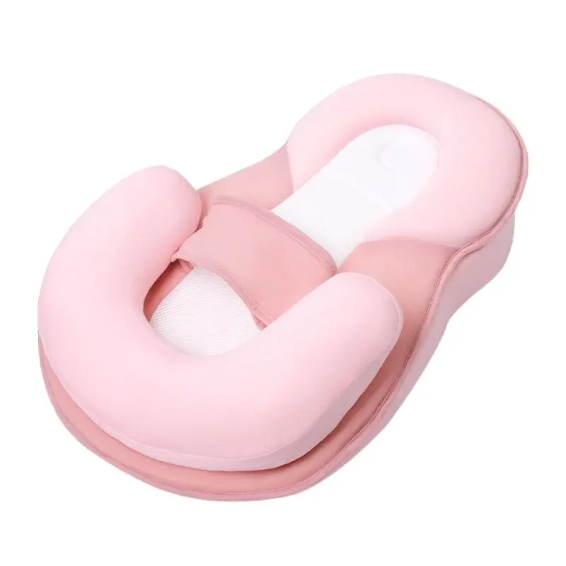 Almofada De Amamentação Inclinada Para Refluxo, Com Suporte - Rosa - Eifson