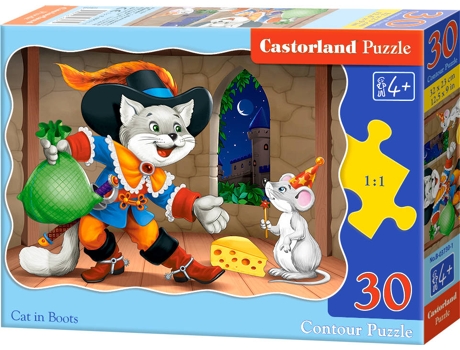 Puzzle  Cat in Boots (30 Peças)