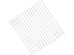 Fomiyes Conjunto De 16-escovas Limpadoras Canudos Em Aço Inoxidável E Nylon, Ferramenta Leve Para Limpeza Eficaz De