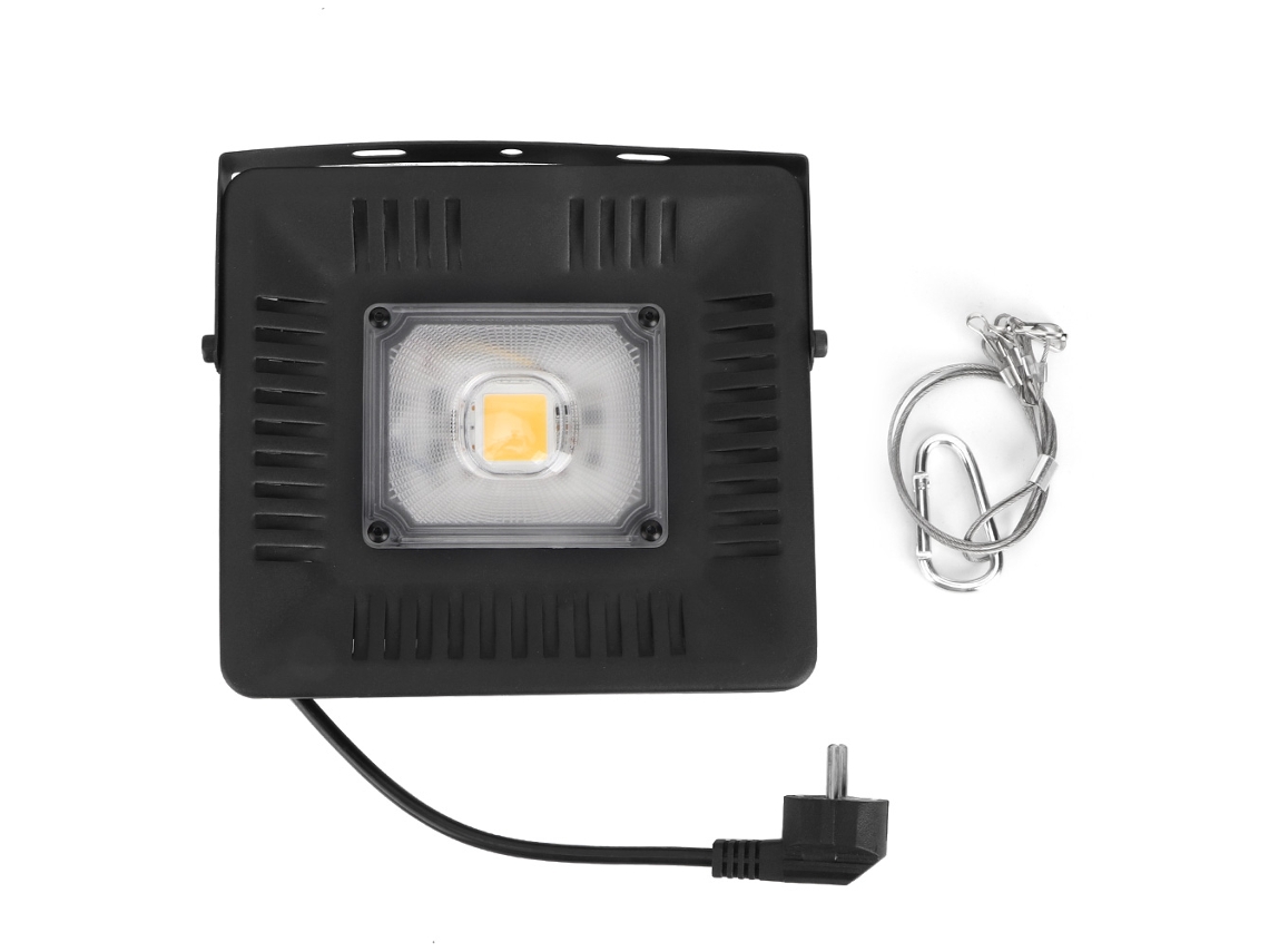 Lâmpada LED COB para cultivo de espectro completo 220 V 50 W com plugue UE
