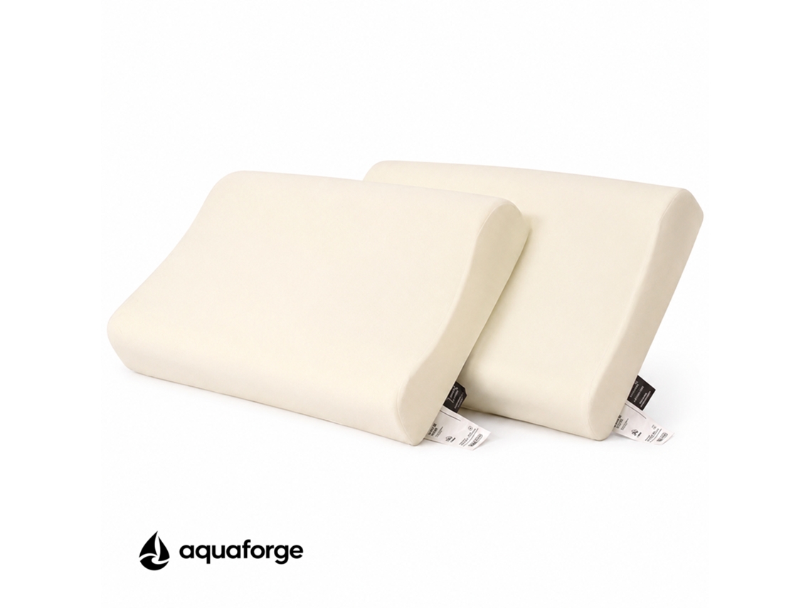 Almofada Cervical Ergonómica Espuma Viscoelástica 35 X 55 Cm