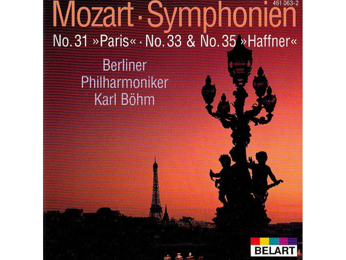 CD Mozart - Berliner Philharmoniker - Karl Böhm - Berliner Philharmoniker ' Herbert von Karajan - Symphonie No.5 (1CDs)