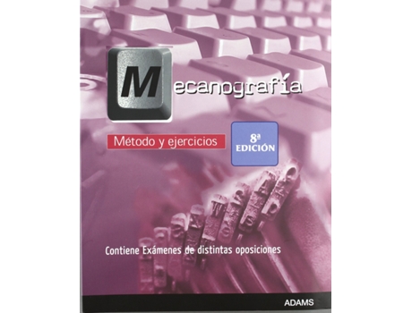 Livro Mecanografia. Metodo Y Ejercicios de Adams (Espanhol)