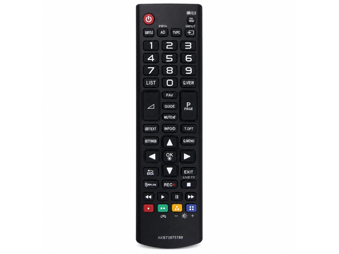 Comando À Distância De Substituição Para Tv Compatível Com Lg Akb73975789, Sem Programação