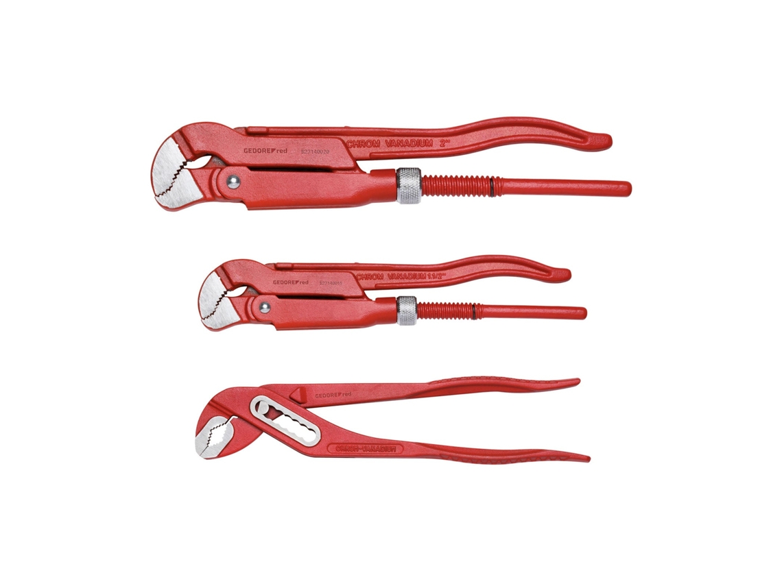 Conjunto de 3 alicates para tubos (3300040) GEDORE RED R27000003