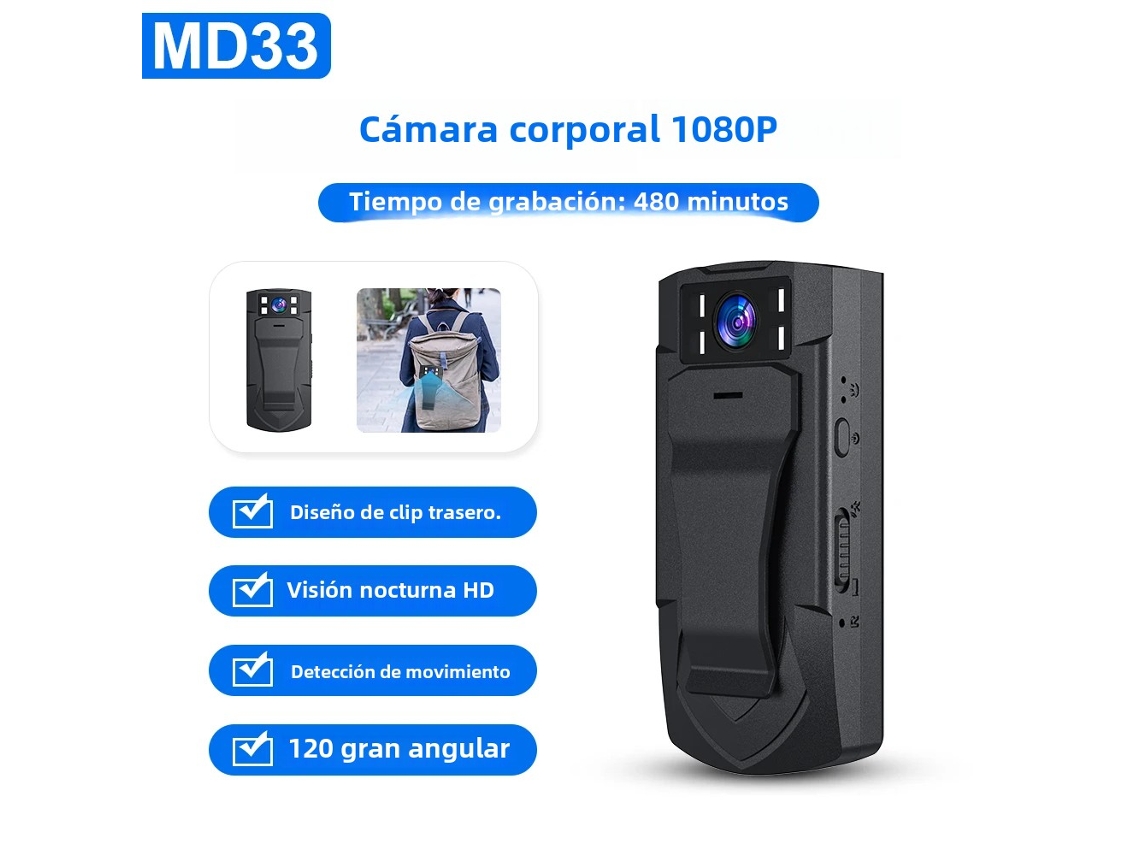 Mini Filmadora Md33 Hd 1080p MDUG