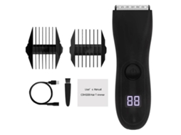 Aparador De Pelos Pubianos E Da Virilha Para Homens, Barbeador Elétrico À Prova D'água, Sem Fio E Recarregável.