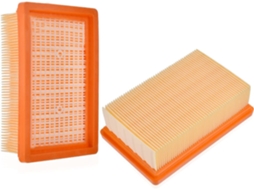 Pacote Com 2 Filtros Planos De Reposição Para Aspiradores Pó E Água Kärcher Mv4, Mv5, Mv6, Wd4, Wd5, Wd6, Wd4p, Wd5p E Wd6p, Substitui O Código 2.863