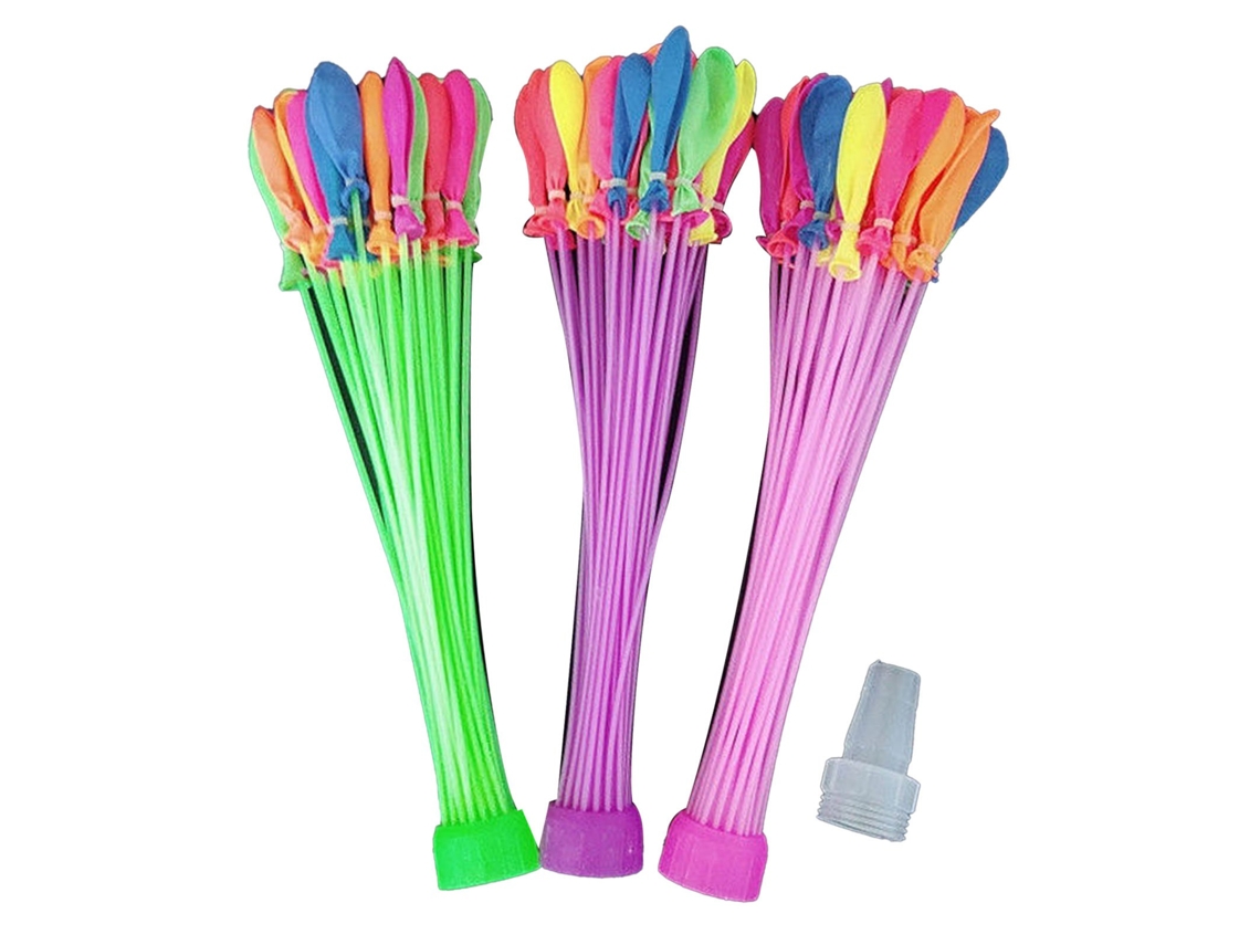 111pcs Balões De Água De Látex Com Enchimento Rápido E Auto Selante Em Cores Mistas Brinquedo Para Crianças