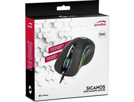 Rato SPEEDLINK Sicanos RGB Gaming Preto