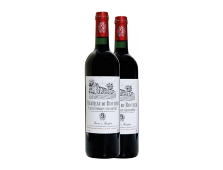 Vinho BARON DE MONTFORT Baron de Montfort. Château du Rocher Saint-Émilion Grand Cru (0.75 L - 2 Unidades)
