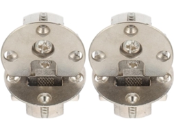 Dobradiças Healifty De Liga Zinco Para Mesa Dobrável, Com Movimento Suave, Leves E Ocultas Conjunto De 2 Dobradiças Para