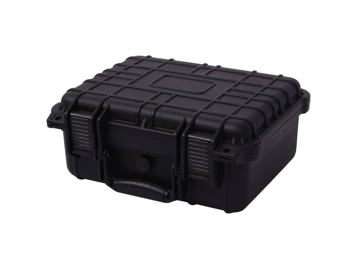 Vidaxl Caixa Protetora De Equipamento 35x29,5x15 Cm Preto