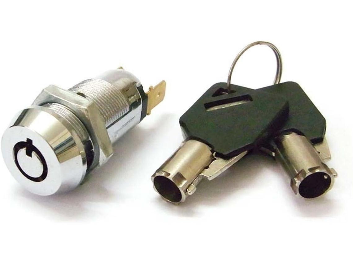 Cadeado para Guidão de Motocicleta Trava Tubular com Mola e Auto Reinicializável Unidade Redonda - Material