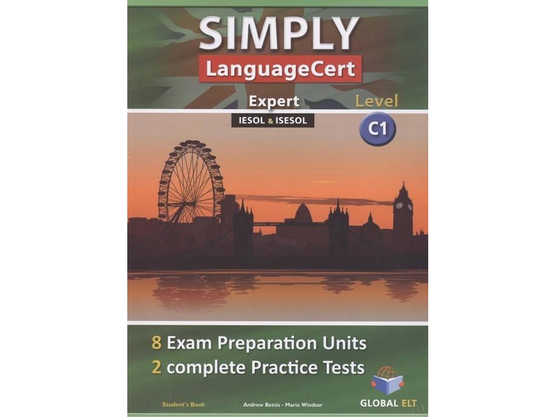 Livro Simply Language Cert C1 Self-Study Edition de Maria Windsor e Andrew Betsis (Inglês)