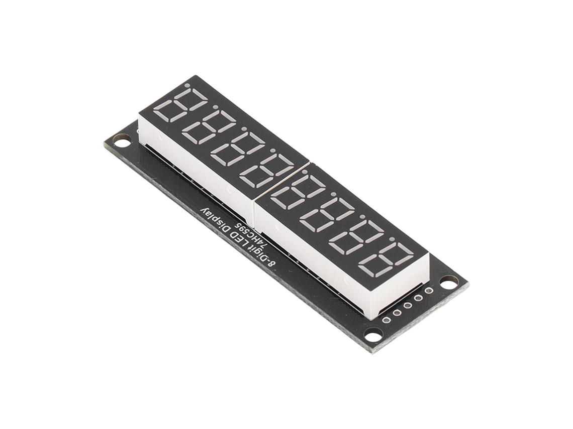 Laxiscreed Módulo De Display Digital Led De 8 Dígitos Com Segmentos 7 Para Projetos Eletrônicos