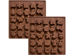 Molde de Silicone com 25 Cavidades para Chocolates ZYBLSSBB