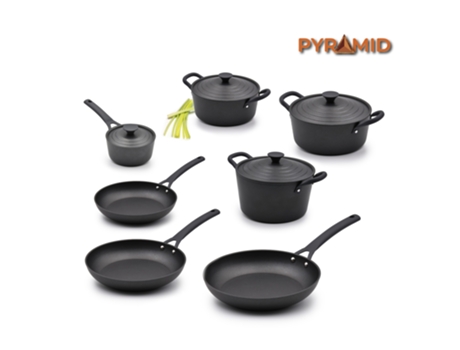 Trem Cozinha Indução 7 Peças Pirâmide F. i.t. Celar