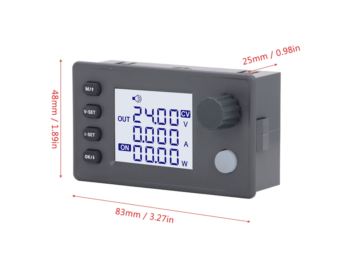 Conversor Buck Boost Ajustável 40w Com Lcd