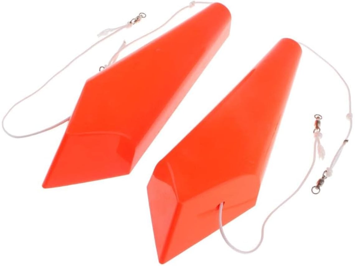 Flutuadores De Salpicos Para Pesca Em Plástico 24cm X 8cm - Par