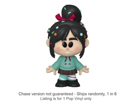Figura Funko WRECK-IT RALPH Vanellope Vinyl Soda Chase Envia 1 Em 6
