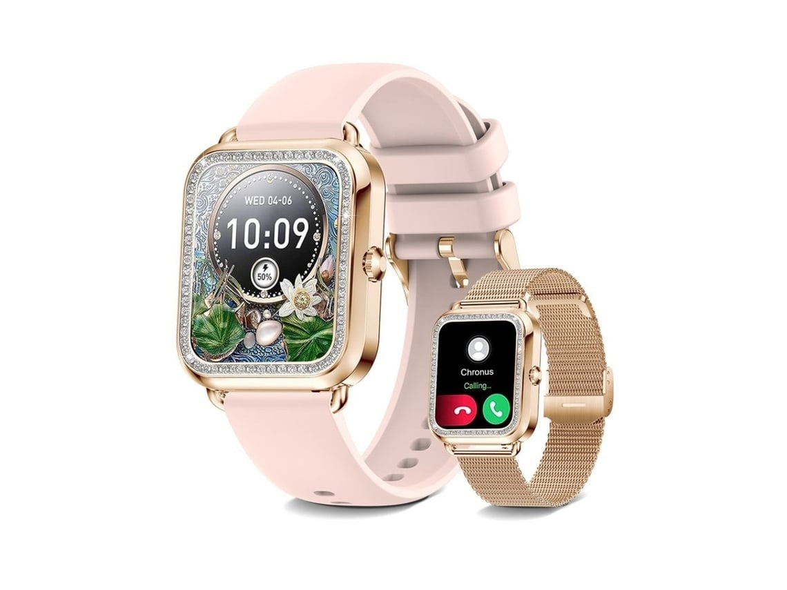 Smartwatch I68-gold Ouro Rosa