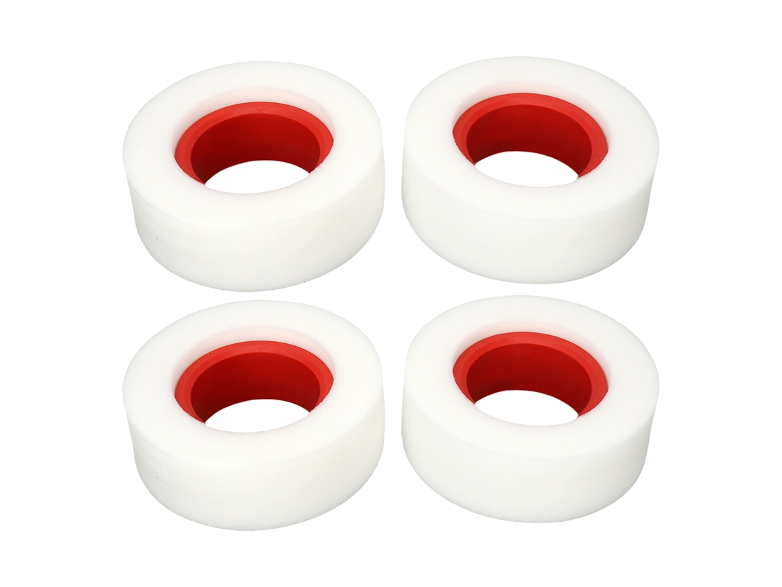 Mali 4pcs Espuma de Pneu Rc 2.2 Polegadas Esponja Macia de 2 Estágios para Carro de Rastreamento Rc 1/10 1/8 Vermelha