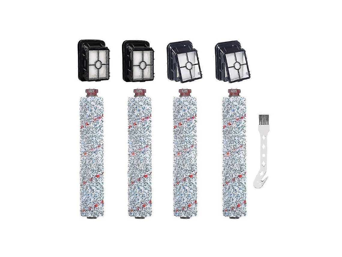 For Crosswave, 4 Multi-surface Brush Roll 1868 And 4 Vacuum Filter 1866 V_glo