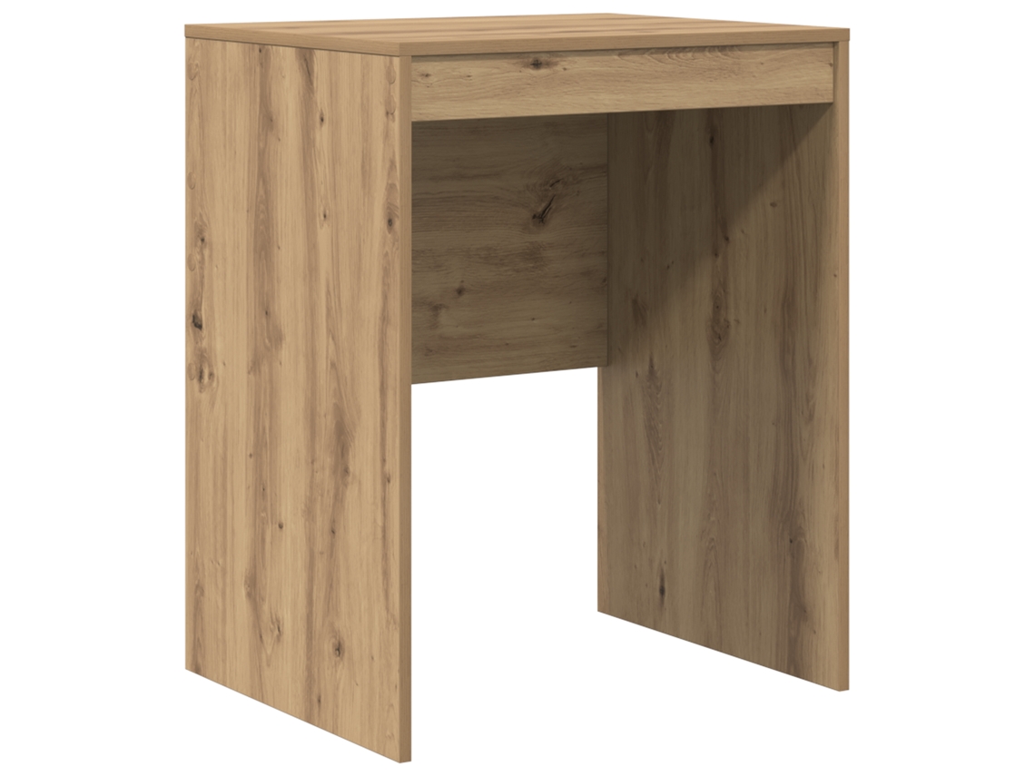 Conjunto 1 Mesa Compacta Vidaxl Castanho Derivados De Madeira (60 X 50 X 76 Cm)