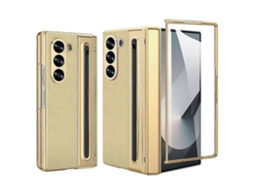 Capa De Celular Dobrável Em Pu Com Ranhura Para Caneta Integrada E Galvanoplastia Vietao Com Caneta Stylus