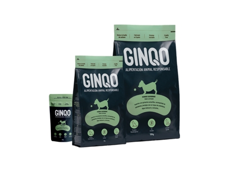 Ração GINQO Cães Filhotes Hipoalergênico Grain Free e Sustentável com Superproteína de Hermetia Illucens 12Kg