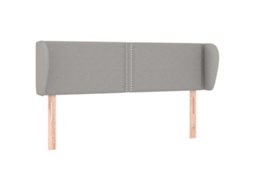 Headboard, Headboards Vidaxl Cinzeto Tecido (147 X 23 X 78/88 Cm)