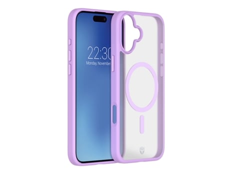 Capa Magsafe Air Frost Sistema para iPhone 16 FORCE CASE Plástico Resistente Rosa