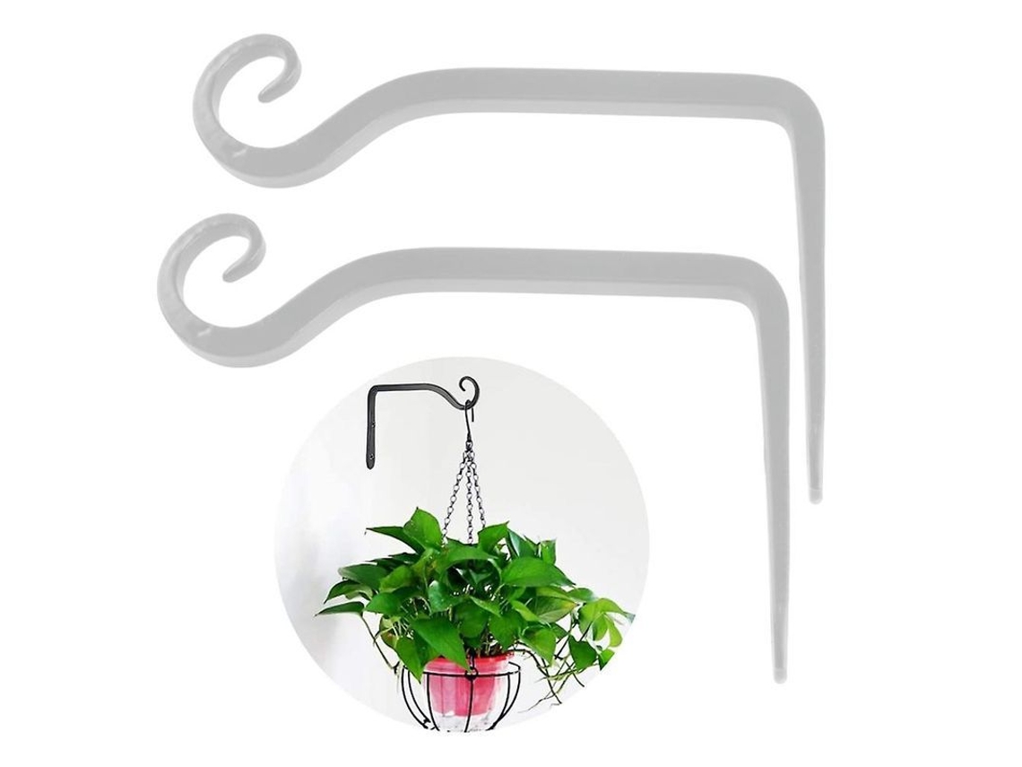 Nova Line suporte para Plantas Pendurado em Parede com Gancho de Ferro para Decoração Interior e Exterior