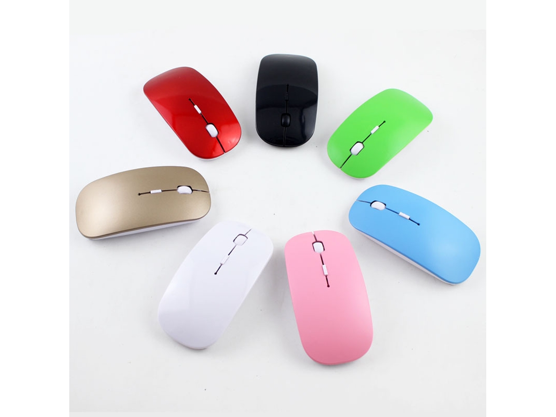 Fabricante Rato Sem Fio 2.4g Ultra-fino Fotoelétrico Usb Hot Spot Ouro 1,2,3,4,5,6,7