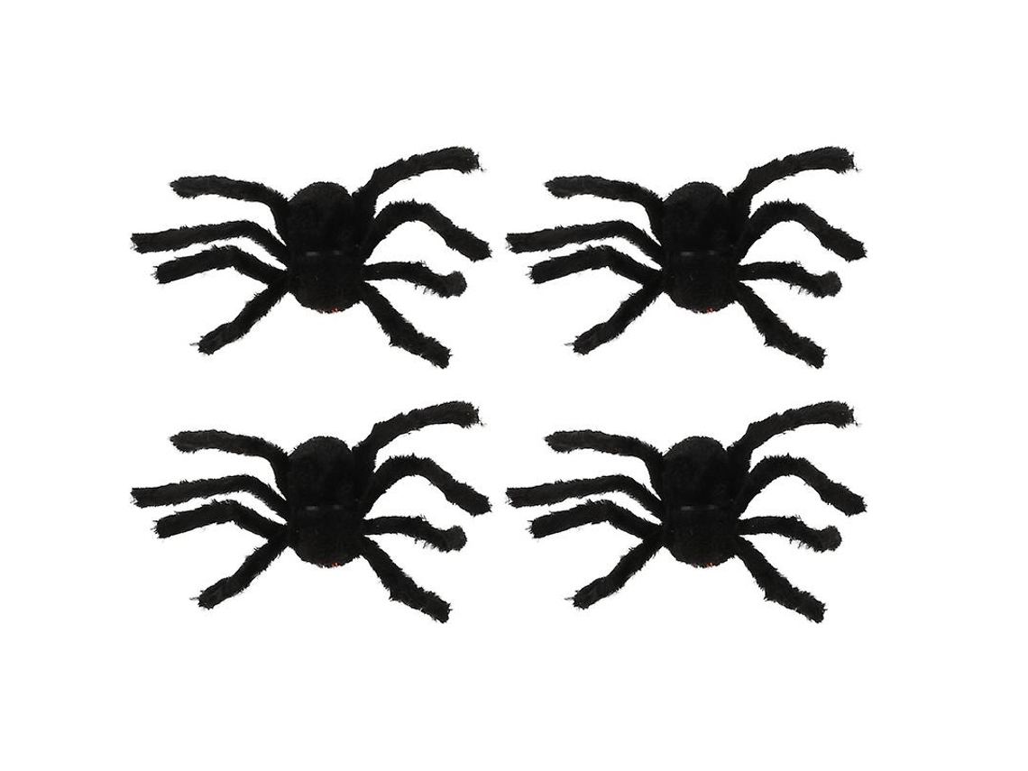 4 Peças de Aranha de Halloween para Decorações de Halloween ALLINLESS