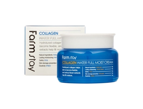 Creme Hidratante Facial Com Colágeno Farmstay, 100g