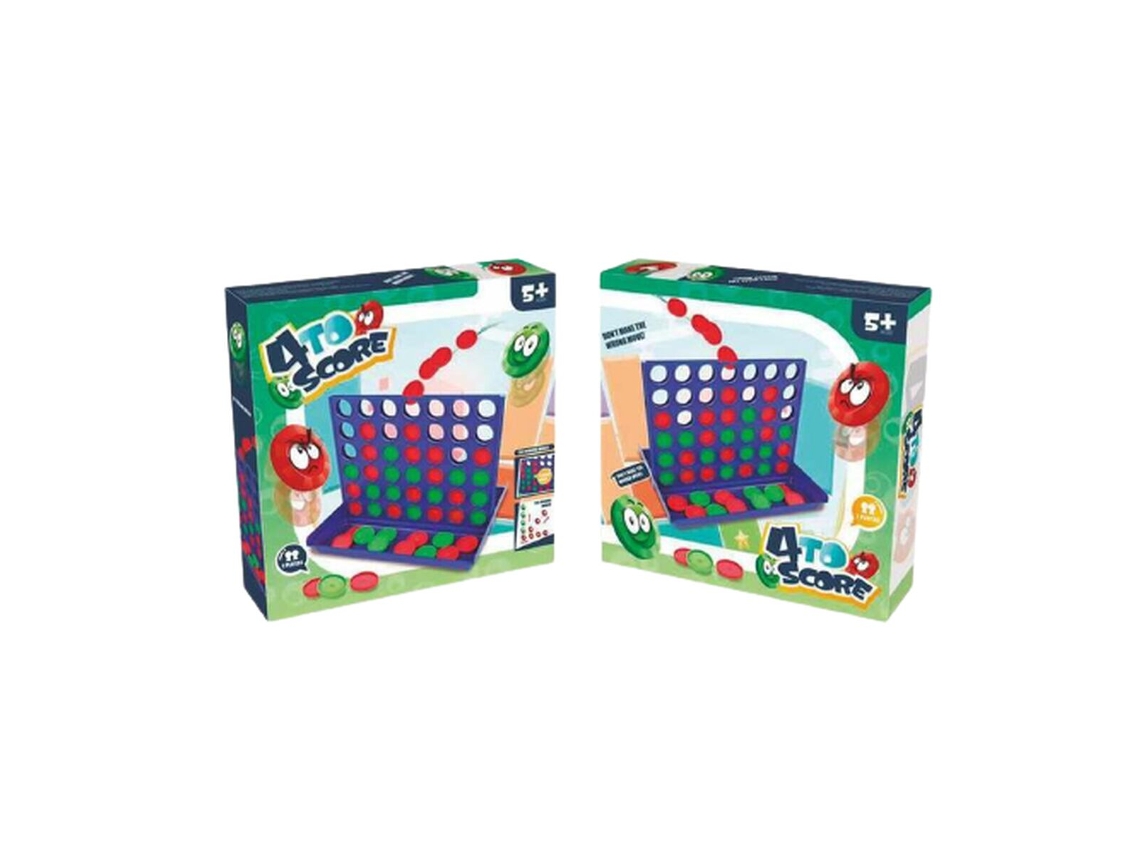 Jogo de Mesa Jugatoys 4Toscore (Idade Mínima Recomendada:  5 Anos)