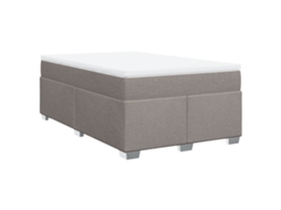 Box Spring Bed, Box Spring Beds Vidaxl Cinzento-acastanhado Tecido (120 X 200 Cm)