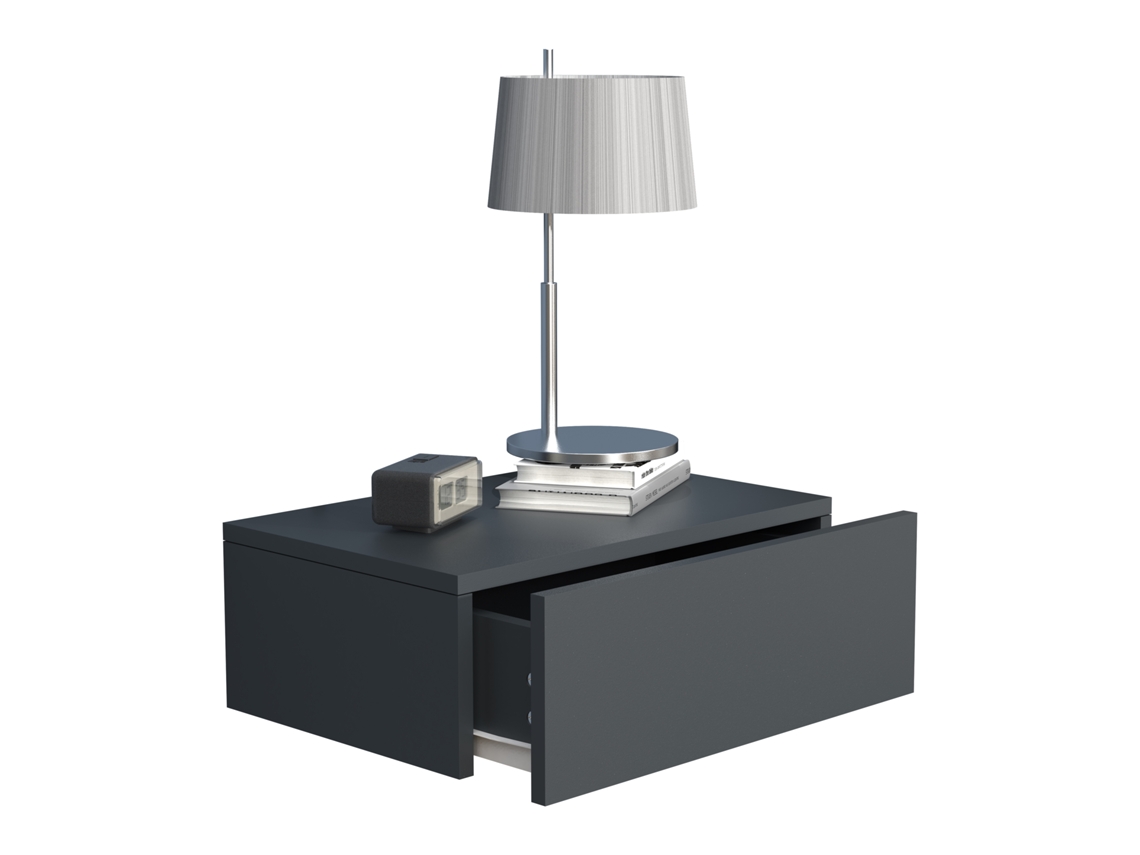 Mesa De Cabeceira De Parede Em Madeira Usal M 45 Cm Vcm